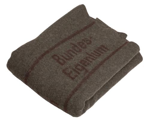 BW Wool Blanket, Surplus, Unissued. Some of these have the text area in burgundy, others gray. There might be other possibilities as well.