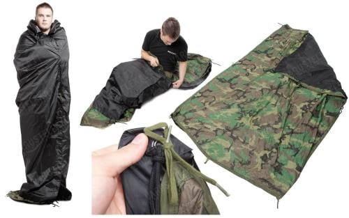 US "Woobie" Poncho Liner, Woodland, Surplus, Unissued. The Poncho Liner mates perfectly with a US Army Rain Poncho and becomes a light sleeping bag. Rain Poncho sold separately.