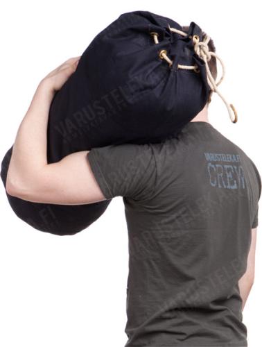 British Canvas Sack, Black, Surplus.