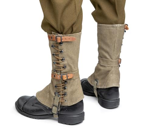 French MLE-1950 Gaiters, Surplus. 