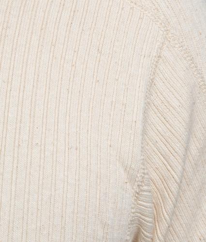 Swedish Undershirt, Long Sleeve, Surplus. Rib-knit, so they have these vertical grooves that have a slimmifying effect.