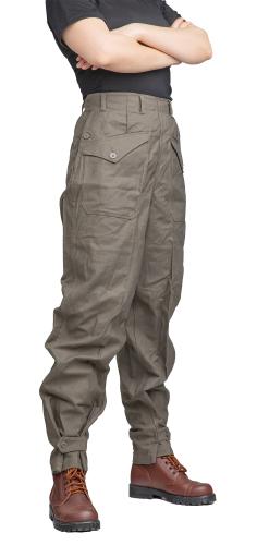 Swedish Women's Work Pants, Gray, Surplus.