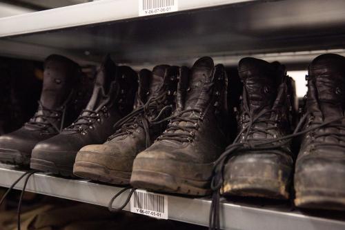 BW Mountain Troop Boots, surplus. Some have been used more, some less. They are all intact and usable. Mud can be cleaned off.