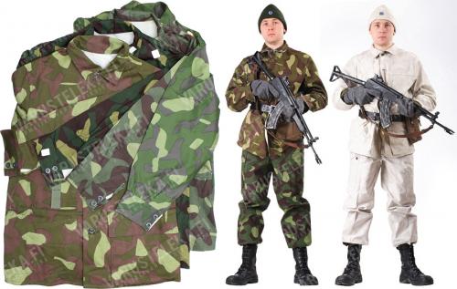 Finnish M62 camouflage jacket, surplus.