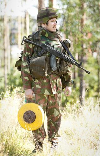 Finnish M62 camouflage jacket, surplus. 