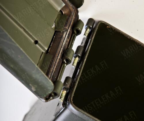 US ammunition box, .30 cal, surplus. The lid can also be taken off.