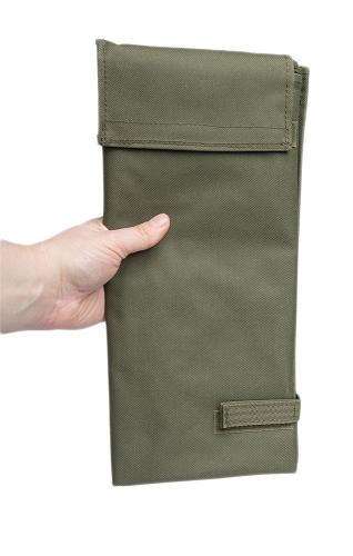 Mil-Tec foldable map case, BW-model, olive drab.