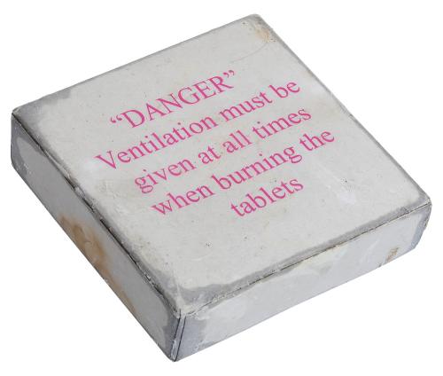 British Field Stove with Hexamine Tablets, Surplus. Fuel tablets come like this.