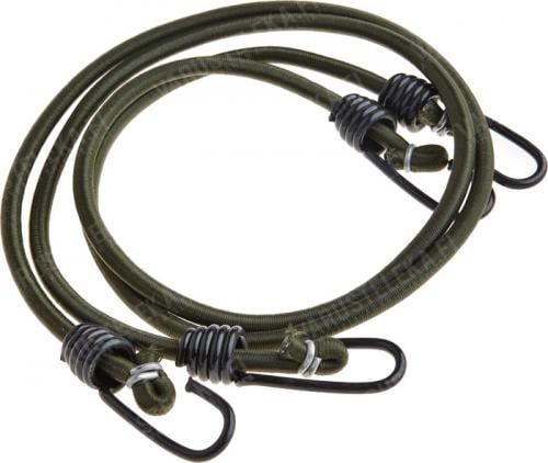 Mil-Tec bungee cords with hooks, pair, olive drab