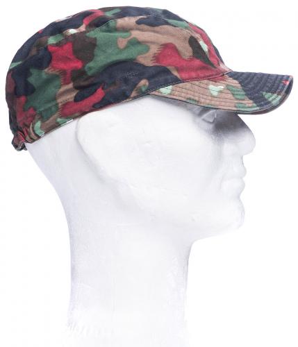 Swiss M83 Field Cap, Alpenflage, Surplus.
