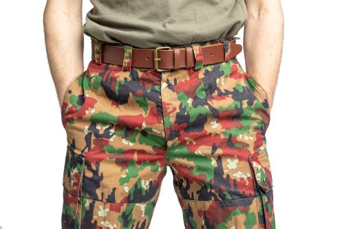 Swiss M83 Cargo Pants, Alpenflage, Surplus.