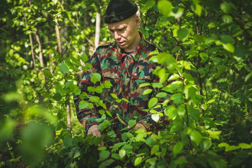 Swiss M83 Field Jacket, Alpenflage, Surplus.