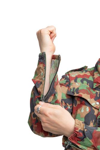 Swiss M83 Field Jacket, Alpenflage, Surplus.