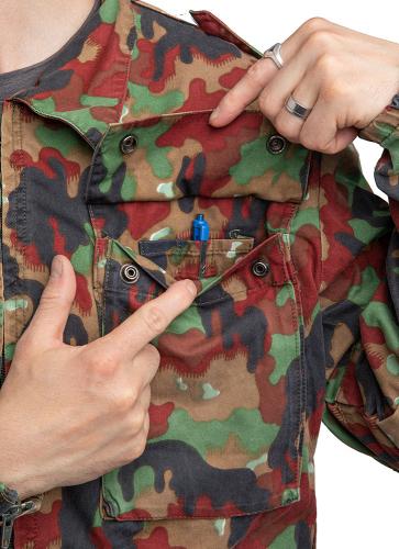 Swiss M83 Field Jacket, Alpenflage, Surplus