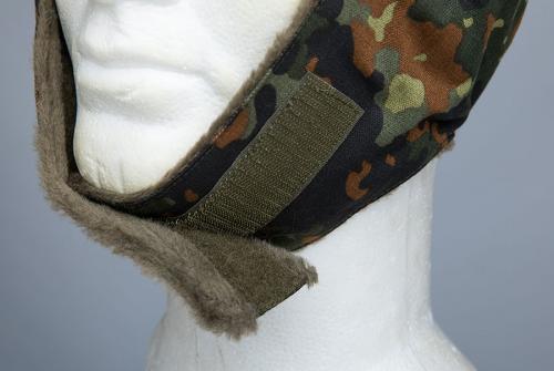 BW field cap, cold weather, Flecktarn, surplus.