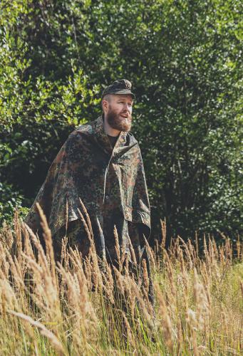 BW field cap, Flecktarn, surplus.
