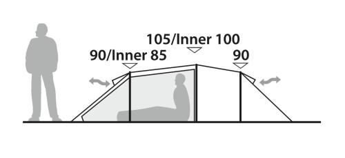 Robens Pioneer 2EX Tunnel Tent. 