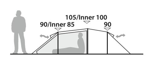 Robens Pioneer 2EX Tunnel Tent.