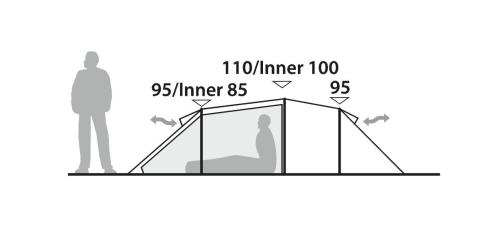 Robens Pioneer 3EX Tunnel Tent.