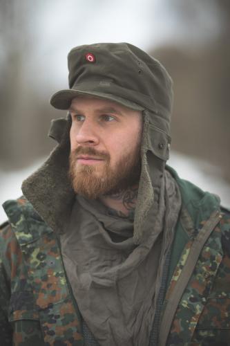 Austrian field cap, winter model, surplus. 