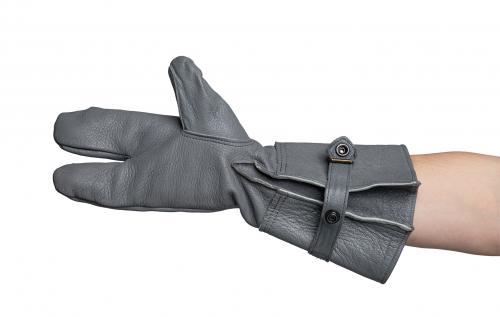BW Motorcycle Lobster Gloves, Leather, Surplus.