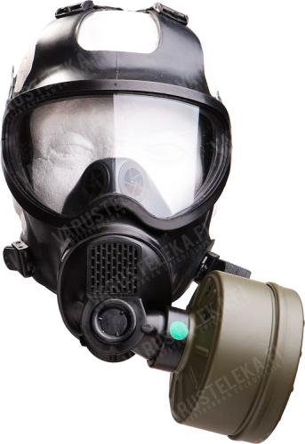 Belgian BEM 4 GP gas mask with carrying bag, surplus Belgian BEM 4 GP gas mask with carrying bag, surplus