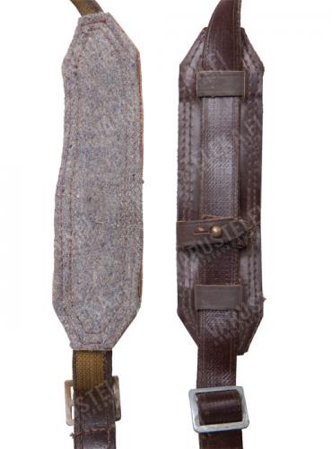 Soviet webbing suspenders, rubberized, surplus. "Padding".