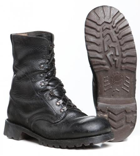 BW combat boots, old model, surplus