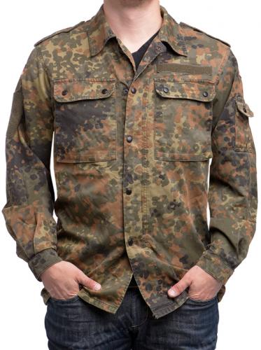 BW field shirt, Flecktarn, surplus BW field shirt, Flecktarn, surplus