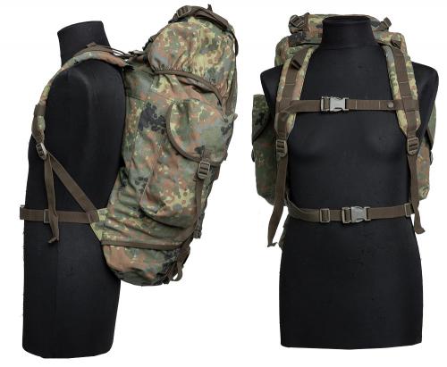 BW Combat Rucksack, Flecktarn, surplus. 