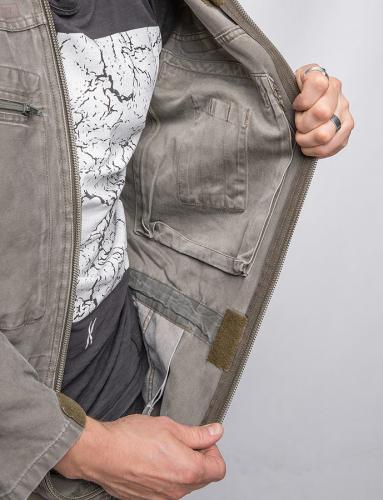 BW mechanic's coverall, olive drab, surplus.