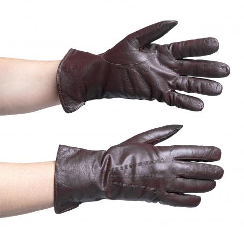 Dutch Leather Gloves W. Lining, Surplus Dutch Leather Gloves W. Lining, Surplus