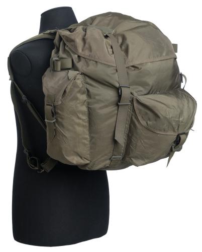 Austrian "ALICE"-Style Rucksack with Carrying Yoke and Daypack, Surplus. 