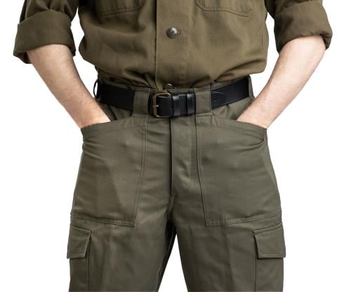 Austrian Anzug 75 Cargo Pants, Surplus, Unissued. Big enough pockets even for pool players.