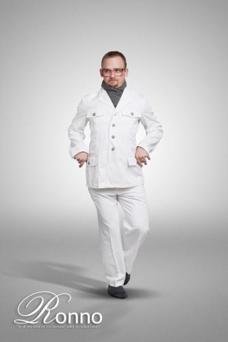 Austrian Light Dress Jacket, White, Surplus. All that we checked had insignia but there might be these bare ones too amongst the shipment.