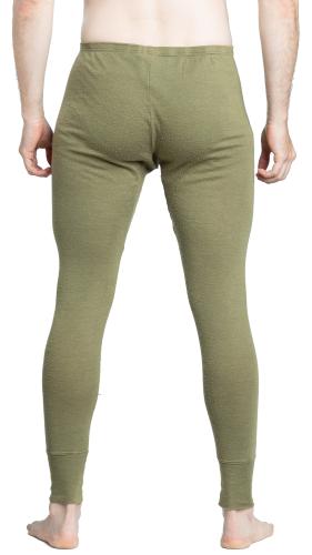 British Long Johns, FR, Green, Surplus. The model height 182 cm (5'11.7"), chest 95 cm (37.4"), waist 88 cm (34.7") wearing the size 90/80 cm (35.4" / 31.5")