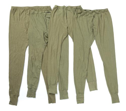 British Long Johns, FR, Green, Surplus.