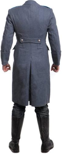 Bulgarian Air Force Greatcoat, Gray, Surplus.