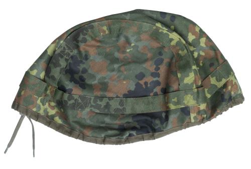 BW Composite Helmet Cover, Reversible, Flecktarn/Tropentarn, Surplus BW Composite Helmet Cover, Reversible, Flecktarn/Tropentarn, Surplus