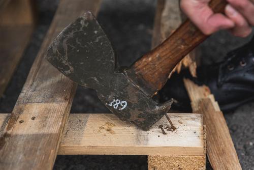 BW Engineer's Claw Hatchet, Surplus.