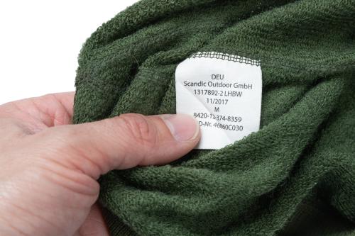 BW "Woolpower Long Johns with Fly 200", Green, Surplus.