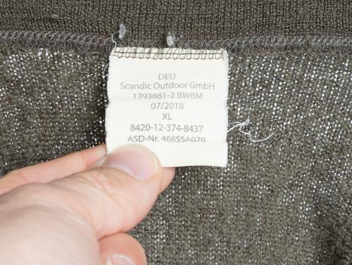 BW "Woolpower Zip Turtleneck 200" Merino Wool Shirt, Green, Surplus.