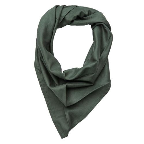Czech Scarf, Green, Surplus, Unissued. A scarf folded in a relaxed manner is everybody's friend. As a teen many hid hickeys under such things and when you're an adult, it will take away many a sorrow.