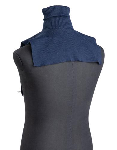 Dutch Neck Roll, Dark Blue, Surplus.