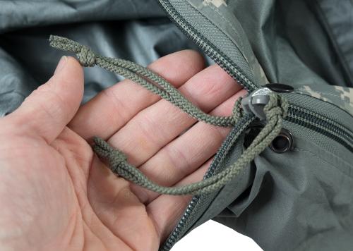  US Gore-Tex Bivy Bag, UCP, Surplus. The upper zipper has a zipper pull on the inside, too.