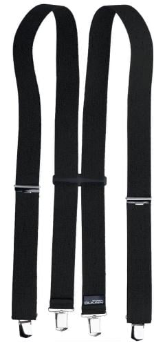 Helsingin Olkain H-Model Suspenders, Recycled Polyester, Black