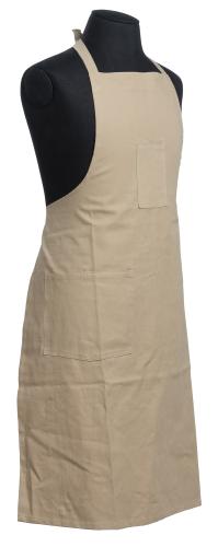 McGuire Gear Apron, Cotton Canvas. With this Khaki apron on, you can cook rattlesnake in the desert without having to fear enemy spotters.