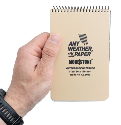 Modestone Waterproof Notepad, 96 x 148 mm. 