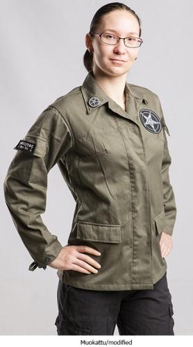 NVA Kampfgruppen women's jacket, surplus. You can also ruin this jacket with your own patches.