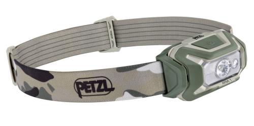 Petzl Aria 1 RGB headlamp. Camo